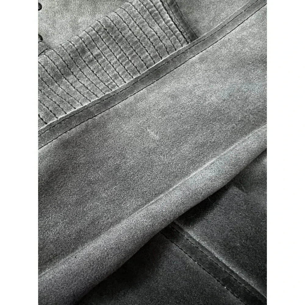 Anthropologie Green Leather Moto Jacket - Picture 10 of 13